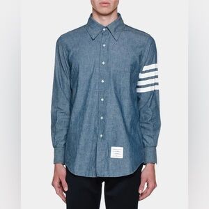 NWT Thom Browne 4-Bar Long Sleeved Shirt